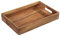 Zassenhaus Plateau de service en bois d'acacia - Plateau avec poignées - Plateau à petit-déjeuner - Plateau en bois décoratif - Plateau pour vaisselle - Bois dur issu de sources durables - 42 × 28 × 6