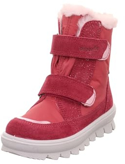 Superfit Women's Flavia Girls' Warm Lined Gore-Tex Blue/Silver 8000 Snow Boots, Red 5010., 12 UK Child