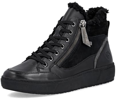 Remonte RemonteTEX D2T72 Bottines classiques pour femme avec semelle lâche et imperméable, Noir 03., 37 EU