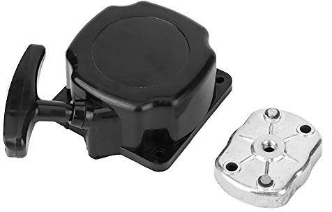 HEEPDD Kit de Patal de Garra de Arranque de Bicicleta de Bolsillo, Arranque de Plástico Negro para Motores, Ajustado para Maquinaria de Jardín, 1x Arrancador de Pulso 1x Garra