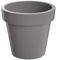 Planters Pride Aura 39cm Large Round Plastic Plant Pot, Stone Grey | 27L Weather-Resistant Balcony & Patio Planter/Houseplant Pot for Aloe Vera | Indoor/Outdoor Flower Pot for Spider Plants, Dracaenas