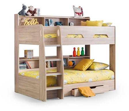 Julian Bowen Orion Bunk Bed, Sonoma Oak, Single