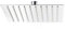 Wiltec Regendusche Duschkopf Quadratisch 40x40cm Edelstahl Kopfbrause Rainshower Brausekopf