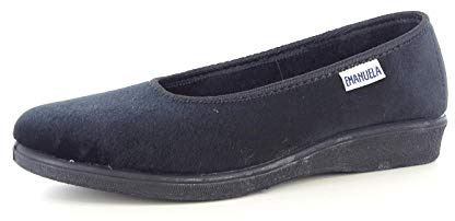 EMANUELA 2090 Pantofola Ballerina Nera Nero 38