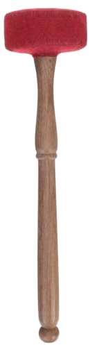 Vaguelly Tibetan Singing Bowl Mallet Buddha Singing Bowl Stick for Sound Bowls Meditation Yoga and Chanting Wooden Handle Lightweight and Portable 11.22 Inch