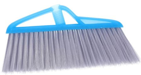 Baluue Heavy Duty Sweeper Brush Replacement Head Indoor Outdoor Broom Head for Hardwood Tile Concrete Soft Bristle Cleaning Tool