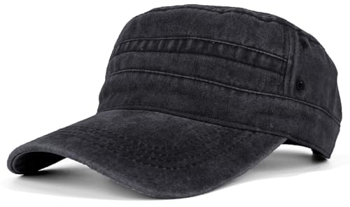 AHLPO Unisex Vintage Military Cap Baumwolle Army Cap Verstellbare Baseballkappe für Damen und Herren