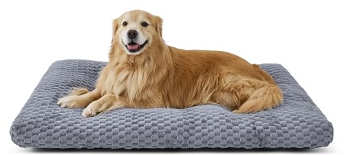 BEDSURE Hundebett XXL waschbar,119x74x10cm,grau