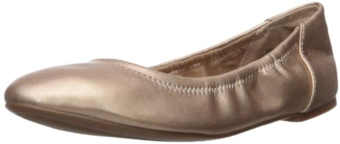 Amazon Essentials Women's Belice Ballet Flat, Rose Gold, 5 UK