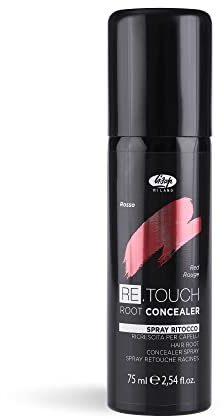 Lisap Red Root Touch Up for Temporary Hair Color | Instant Concealer for Color Gaps & White Hairs | 2.54 fl oz