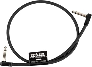 Ernie Ball Flex Patchkabel 24in - Zwart - Enkele