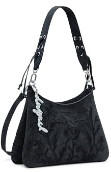 Desigual bolso bandolera bolso de hombro Romeo Floral Manaos 2.0 Crossbody Bag Black negro