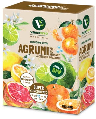 VerdeVivo Harmonia Agrumi. Perle bio attivanti a cessione graduale, superconcentrate