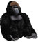 Wild Republic Artist Collection Gorilla, Geschenk für Kinder, 38 cm, Plüschtier, Füllmaterial besteht aus versponnenen recycelten Wasserflaschen