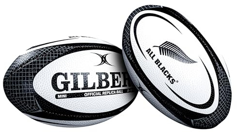 Gilbert New Zealand Replica Rugby Ball Mini Size 1