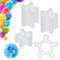 50 Pièces Clips de Fixation pour Arche de Ballon， Arche Pour Ballon Clips de Fixation，Connecteur de Ballon，Support Arche Ballon Anniversaire ，Forme de Fleur Ballons Clip pour Ballon Décoration