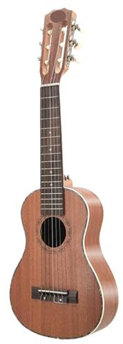 PHWYNEZP Ukulelen 28 Zoll Guitarlele Ukulele Gitarre Mahagoniholz ​​6 Nylonsaiten Kleine Klassische Gitarre Geeignet for den Außenbereich
