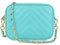 Parubi Clutch Umhängetasche, Gesteppte Handtasche aus Echtem Leder, Geflochtene Umhängetasche mit Kette, Tasche mit Schulterriemen für Frauen und Mädchen (Model Lola)