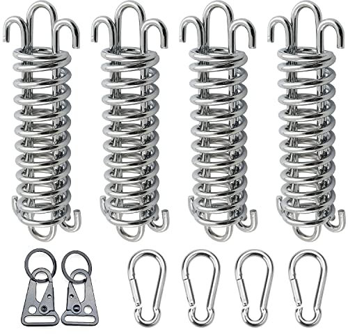 Resortes de Tensión de Tienda Muelle Tensor 4 Piezas Tensor Resorte Tensor de Resorte Muelles Tensores Hebilla de Resorte para Tienda para Carpas Toldos Caravanas para Camping Acampar