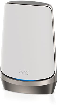 NETGEAR Orbi Quad-Band WiFi 6E Mesh Add-on Satellite (RBSE960) - Works with Orbi RBRE960, RBKE962, RBKE963, Security Features, Adds Coverage Up to 3,000 sq. ft, AXE11000 (10.8Gbps)