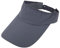 KYEYGWO Sonne Visor Cap für Damen und Herren, Verstellbar Visier Hat Beach Sonnenhut Atmungsaktiv Sommerhut Einfarbig Schirmcap mit Breite Krempe, Dunkelgrau