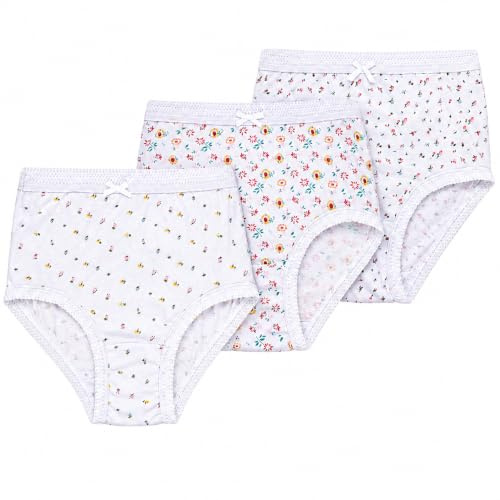 ITRAT® Woman's Full Mama Briefs | Ladies Cotton Rich Knickers Maxi Mama Brief's Underwear | Women Every Day Mama's Brief Cotton Stretch Girls Brief Panties (WMS, Floral)