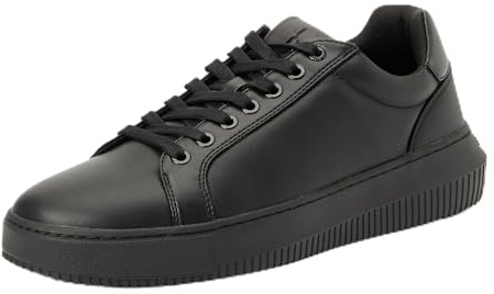Calvin Klein Uomo Sneakers con Suola Preformata Chunky Low Scarpe, Nero (Triple Black), 40
