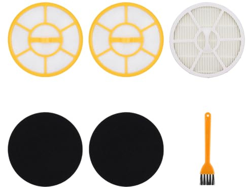 Filter Ersatzteile kompatibel mit Kärcher VC3 Staubsauger 1.198-125.0, 2.863-238.0 - Filterset Zubehör mit 1 HEPA Filter, 2 Staubbehälterfilter, 2 Spezialschäume und Reinigungsbürste