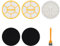 Filter Ersatzteile kompatibel mit Kärcher VC3 Staubsauger 1.198-125.0, 2.863-238.0 - Filterset Zubehör mit 1 HEPA Filter + 2 Staubbehälterfilter, und Reinigungsbürste