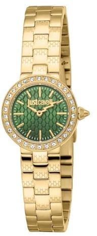 Just Cavalli Damen Analog Quarz Uhr mit Edelstahl Armband JC1L362M0065