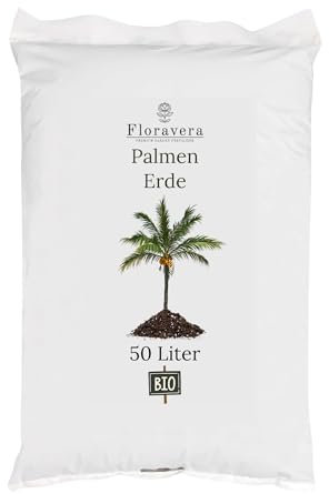 Floravera Premium Bio Palmenerde Pflanzerde 50 Liter (50 Liter)