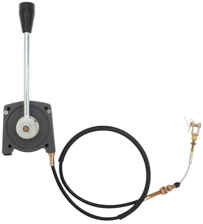 Leva per cambio di Comando Motore per barche rasaerba decespugliatore cavo acceleratore motozappa leva frizione idraulica moto Cavo Acceleratore Manuale (3m cavo lunghezza)