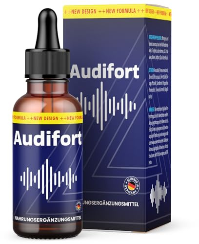 Audifort Complexe d'huiles en gouttes | Avec des vitamines et des minéraux | Combinaison d'huiles de haute qualité | Contenance 30 ml