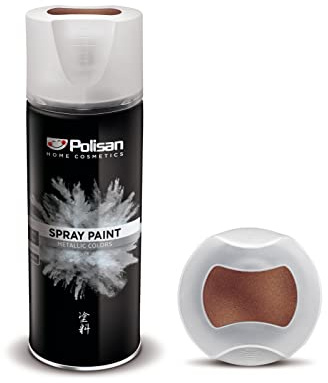Polisan Spray Paint | Metallic Antique | Perfect for Radiator, Plastic, Fabric, Metal, Wood, Bike, Marking | 400ml | Single Pack