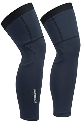 ROCKBROS Perneras Térmicas de Ciclismo Calendadores de Piernas para Hombre Mujeres Leg Warmers de Ciclismo Running Deportes al Aire Libre S-3XL