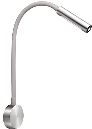 acegoo Leselampe 12V Wohnmobil mit USB Schnellladegerät & Rotes Nachtlicht 4000K Dimmbar LED Spot Leseleuchte, Flexible Schwanenhals DC 24V, für Boot Wohnwagen Van Yacht Bett Lampe