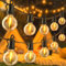 Lichterkette Außen Strom - LED Outdoor Lichterkette Glühbirnen Außen Innen Strom mit Stecker, 32,44M 106Ft 48+2 Warmweiße IP54 G40 Glühbirnen Plastik für Balkon Party Camping Garten Hochzeit Terrasse