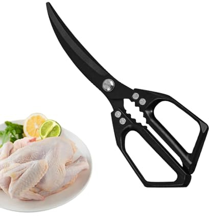 Tijeras Para Aves De Corral - Tijeras De Carne De Acero Inoxidable, Utensilio Resistentes Para Preparar Aves Pescado Marisco Verduras