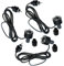 3er Set LED Quellsteinbeleuchtung RGB 12V AC | Ersatzbeleuchtung für Springbrunnen & Wasserspiele | Ohne Netzteil | 2m Kabel | Doppelpin Standardstecker | inkl. 1/2 & 3/4 Schlauchanschlüsse