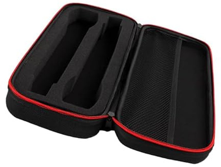 FDDU Bolsa De Micrófono Doble, Funda para Micrófono Inalámbrico, Estuche para Micrófono Inalámbrico, Asa De Transporte, Cremallera De Doble Extremo, para Micrófonos Inalámbricos y Accesorios Apta