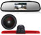 720P Auto Nachtsicht Rückfahrkamera Rückfahrsystem Bremslicht Kamera+4.3 Zoll Rückspiegel für VW T6 Heckklappe Hochdach Bremsleuchte 3.Bremslicht Light Brake Stoplampe Transporter