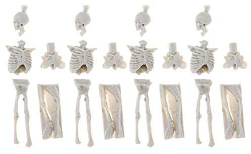 sharprepublic 1/35 Resin Unbemalte Schädel Skeleton Modell Für Diorama Wargame Landcsape 4St