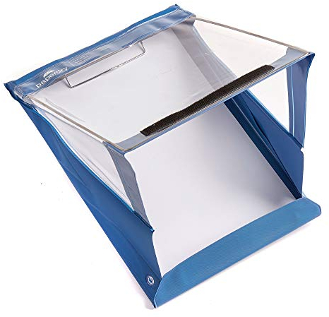 Paperdry Blau Wasserfestes Klemmbrett A4 Hochformat, Hochwertiges PVC, 18 Monate Garantie, Klemmbrett mit Deckel für Draußen