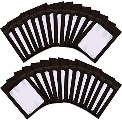 BQTQ 150 Pièces Sacs Refermables Anti-Odeur, Sacs à Fermeture à Glissière Sachets Refermables Zip, Sac Aluminium Pochettes pour Stockage des Aliments, Noir, 7.5x12cm