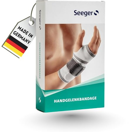Seeger Activemed Handgelenkbandage Made in Germany, Arzt Genehmigte Handgelenk Bandage, Stabilisierung des Handgelenks, Rechts (M)