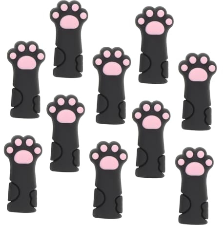 Fundas Protectoras de Silicona para Herramientas de Manicura, 10 Piezas