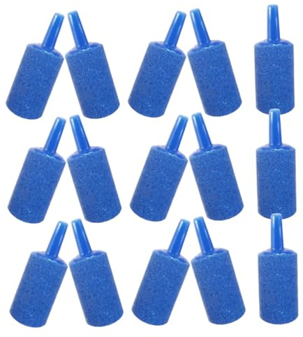 PENIKOKO 80 Pezzi Pietre Ossigeno Acquario Cilindro Aria Diffusore Bolle per Vasca Pesci Laghetto Aeratore Acqua per Acquari Dolci e Salati Accessorio Aerazione Riutilizzabile