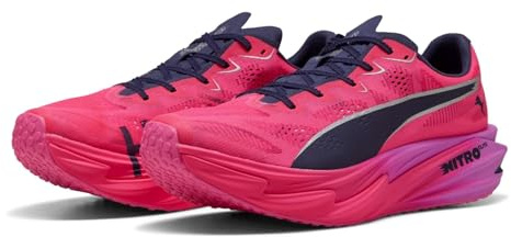 PUMA Scarpe da corsa Deviate Elite 4 da uomo, Hyrox Rosa, 43 EU