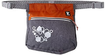 Hurtta Leckerlibeutel ECO für Hunde, Futterbeutel Hunde mit Magnetverschluss, Abnehmbarer Leckerlitasche für Hunde (BlackberryMix)