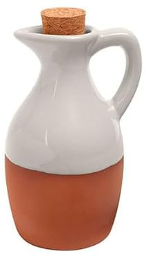 Dexam Sintra Glazed Terracotta Oil Drizzler - Stone